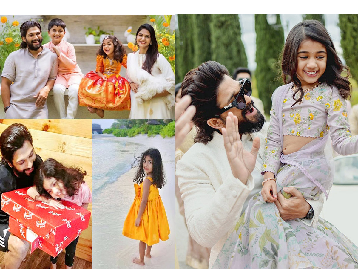 Allu Arjun wishes daughter Arha on birthday with new pics - Sakshi2