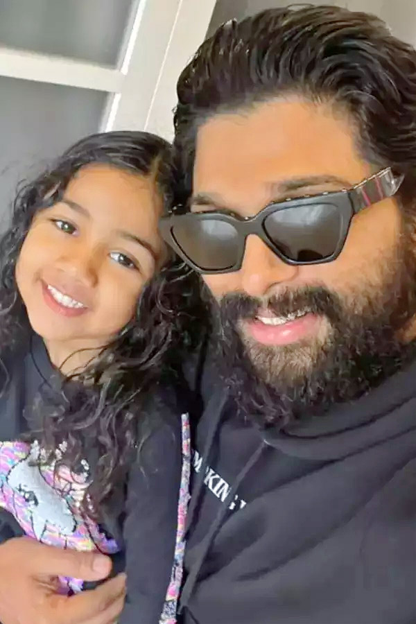 Allu Arjun wishes daughter Arha on birthday with new pics - Sakshi12