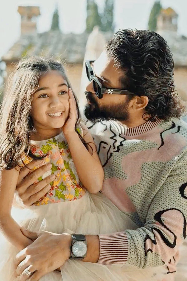 Allu Arjun wishes daughter Arha on birthday with new pics - Sakshi8