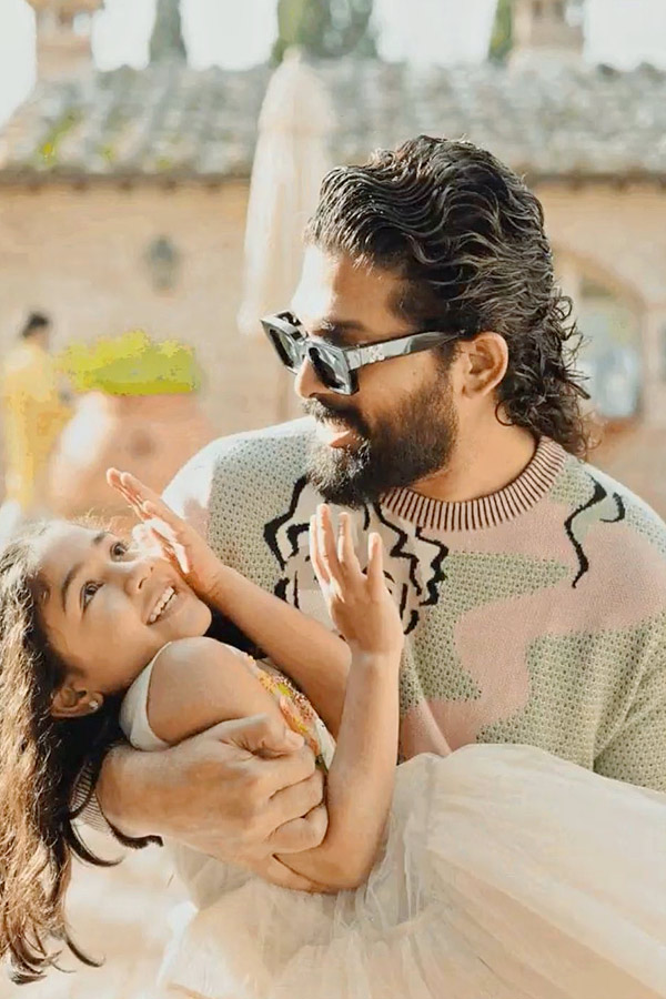 Allu Arjun wishes daughter Arha on birthday with new pics - Sakshi9