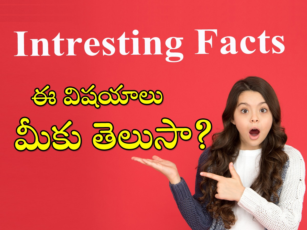 You Should Know These  Interesting Facts  - Sakshi1