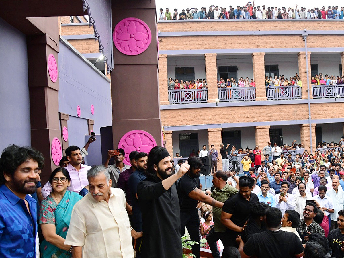 Akkineni Nagarjuna Son Akhil Visit Andhra University PHotos - Sakshi4