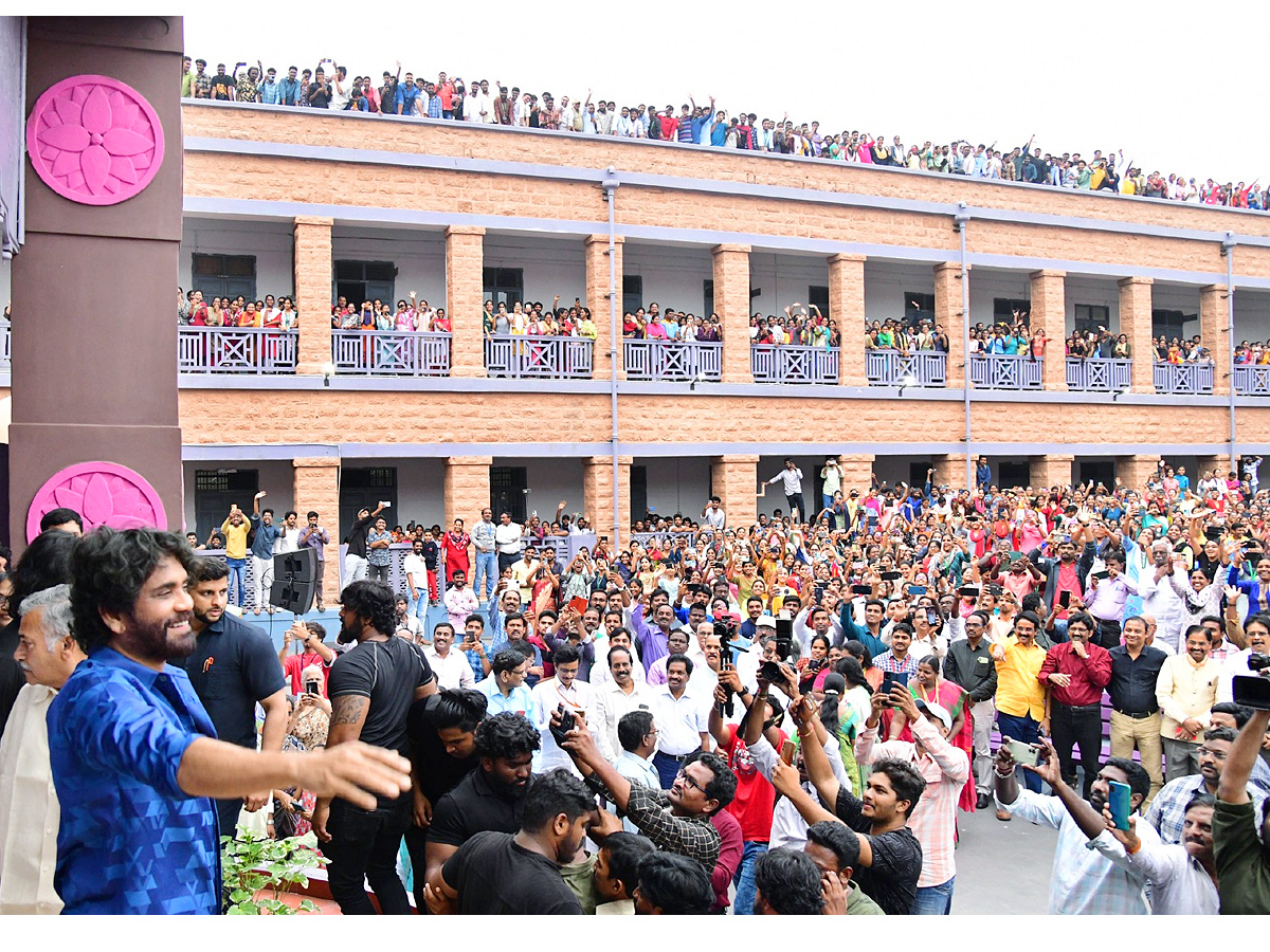 Akkineni Nagarjuna Son Akhil Visit Andhra University PHotos - Sakshi5