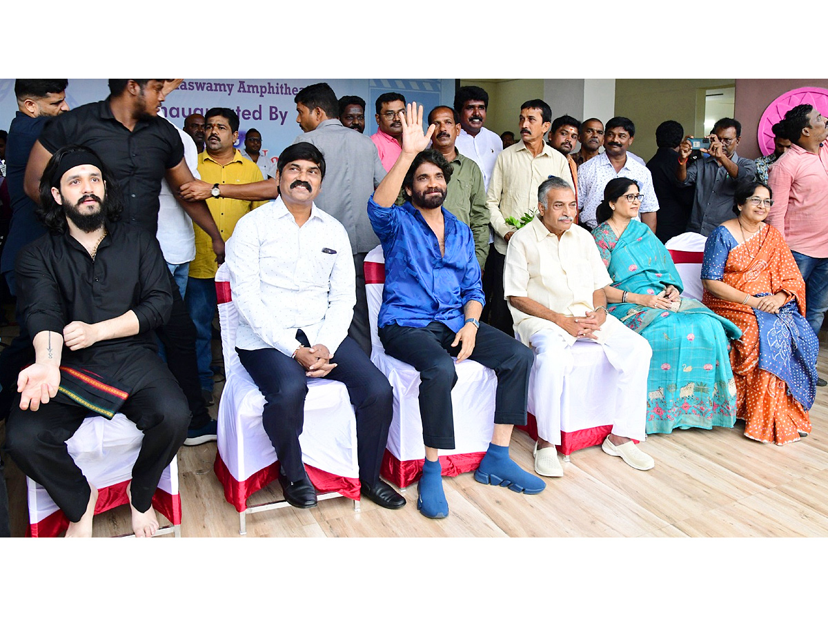 Akkineni Nagarjuna Son Akhil Visit Andhra University PHotos - Sakshi7