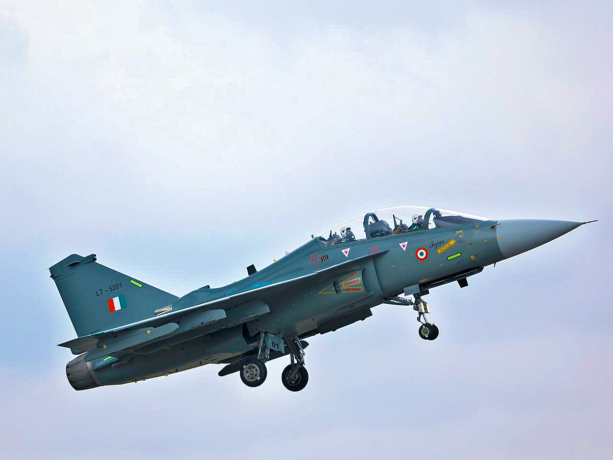 Narendra Modi during taking a sortie on the Tejas in Bengaluru - Sakshi8