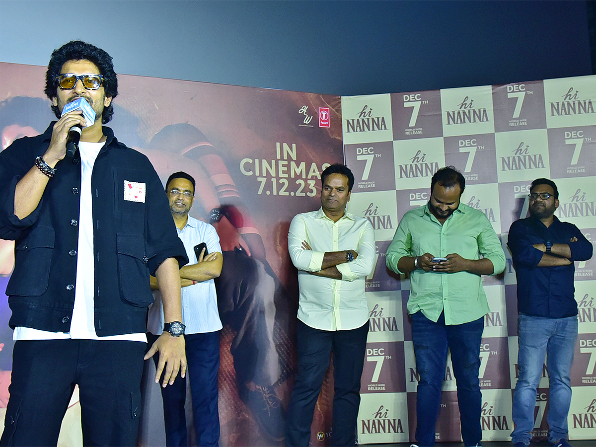 Natural Star Nani Hi Nanna Movie Trailer Launch Photos - Sakshi5