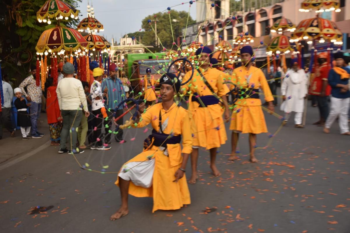 NAGAR KIRTAN On Occasion Of 554th Birthday Celebration Of Sri Guru Nanak Jayanti Photos - Sakshi31