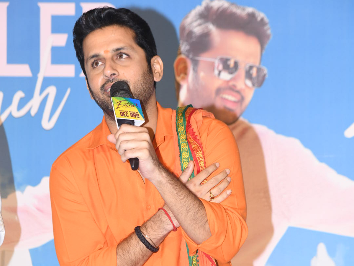 Extra Ordinary Man Trailer Launch Pics - Sakshi15