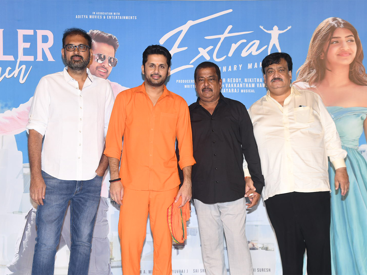 Extra Ordinary Man Trailer Launch Pics - Sakshi8