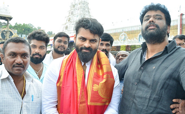 Sai Dharam Tej Visit Tirumala Photos - Sakshi1