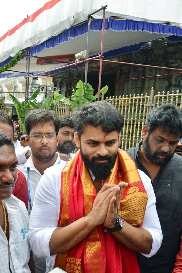 Sai Dharam Tej Visit Tirumala Photos - Sakshi8