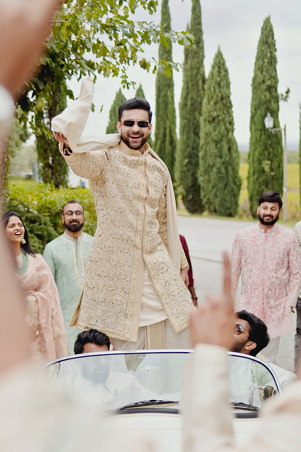 Varun Tejs fun baraat and more intimate pics from wedding in Italy Photos - Sakshi4