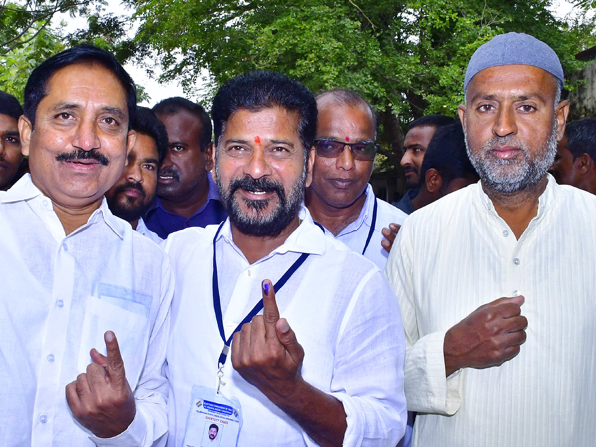 Political Leaders and Officials Cast Their Votes in Telangana Photos - Sakshi13