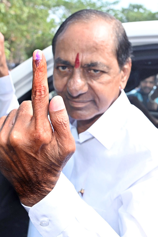 Political Leaders and Officials Cast Their Votes in Telangana Photos - Sakshi30