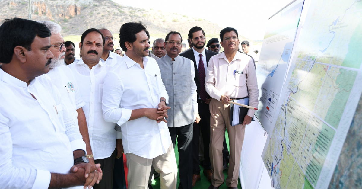 cm jagan avuku second tunnel inauguration program - Sakshi11