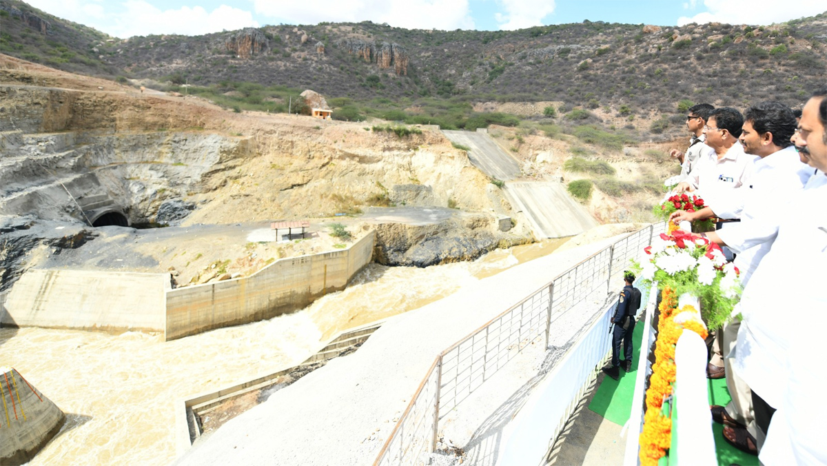 cm jagan avuku second tunnel inauguration program - Sakshi16