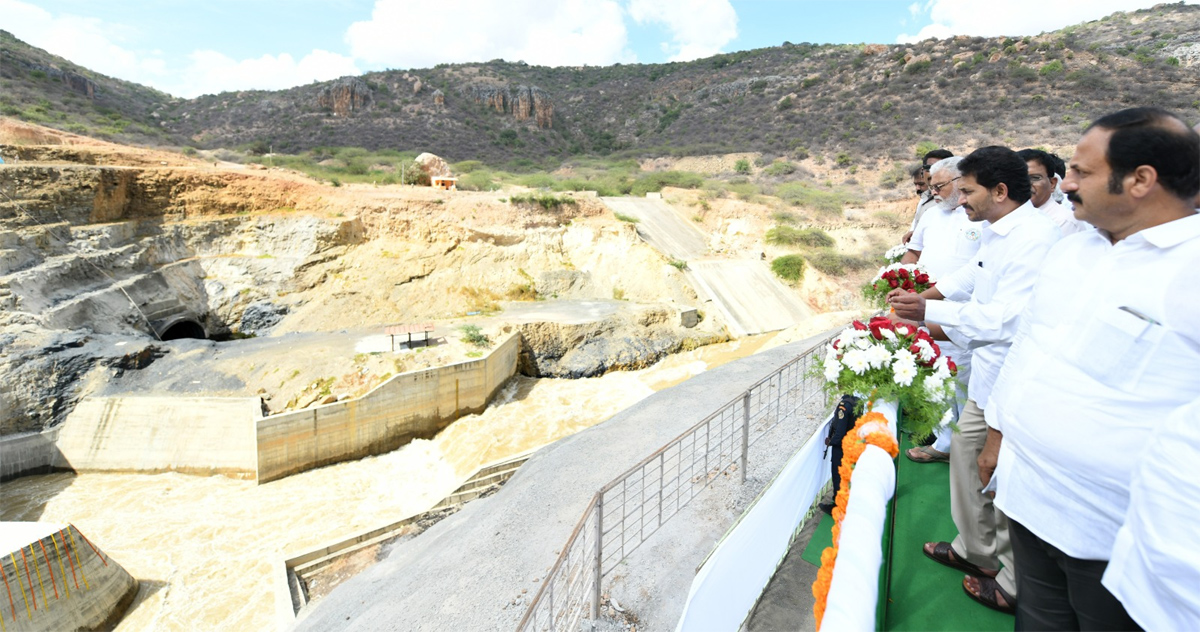 cm jagan avuku second tunnel inauguration program - Sakshi5