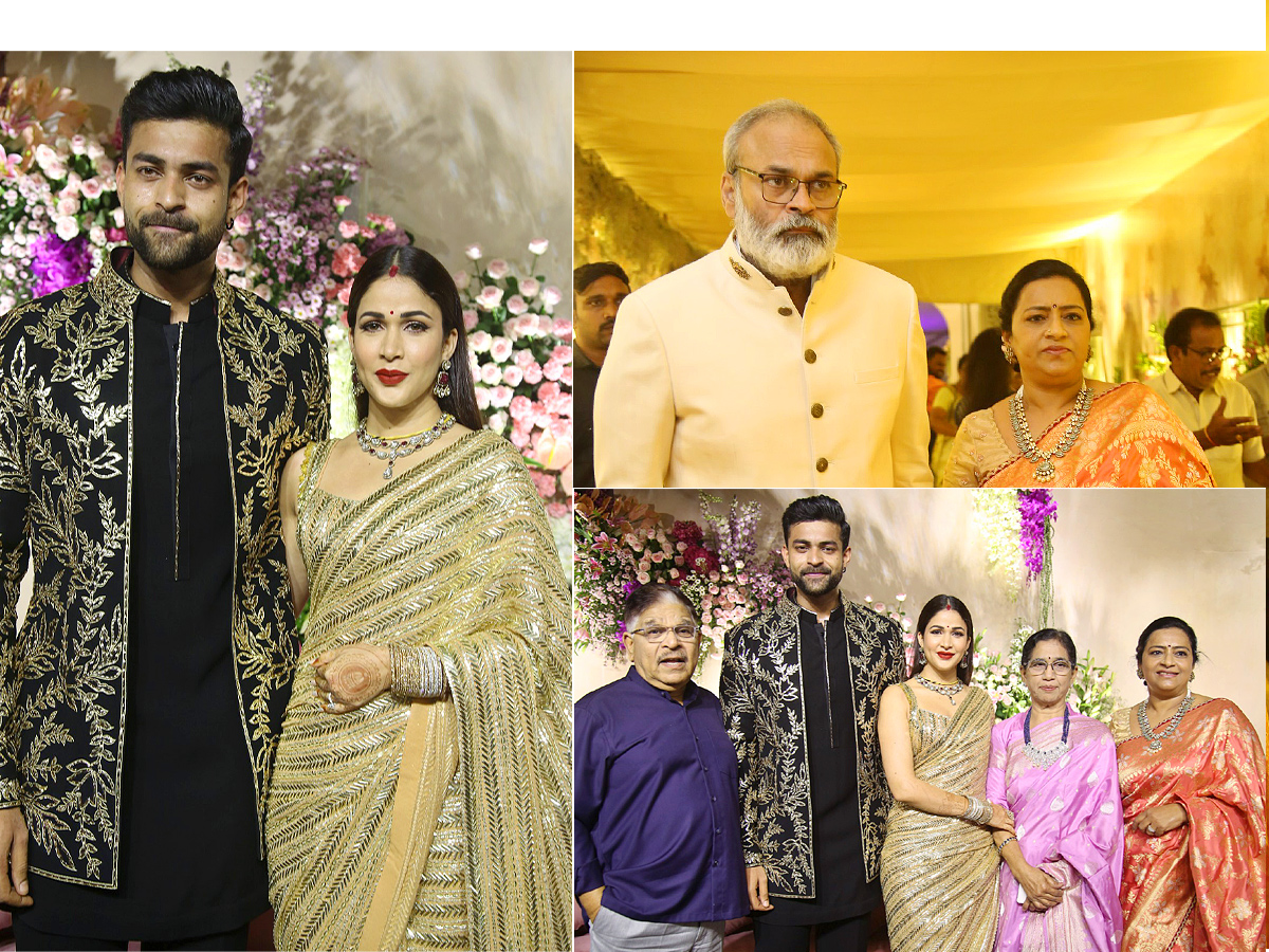 Varun Tej and Lavanya Tripathi wedding reception PHotos - Sakshi2