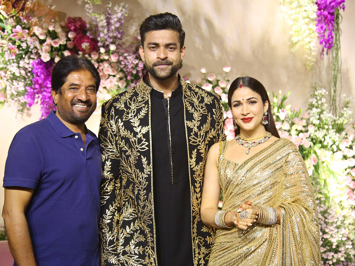 Varun Tej and Lavanya Tripathi wedding reception PHotos - Sakshi11