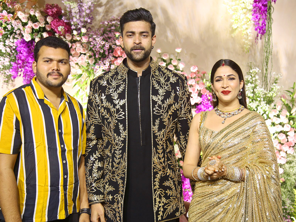 Varun Tej and Lavanya Tripathi wedding reception PHotos - Sakshi12