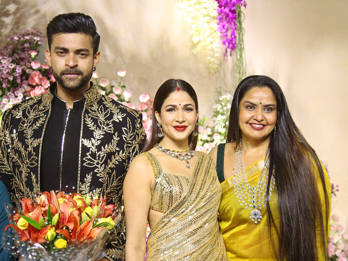 Varun Tej and Lavanya Tripathi wedding reception PHotos - Sakshi14