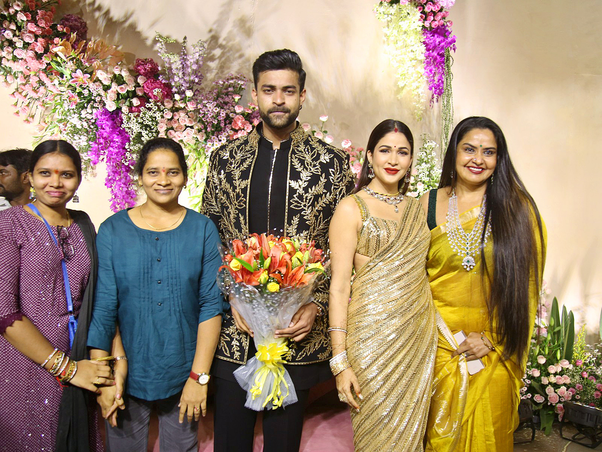 Varun Tej and Lavanya Tripathi wedding reception PHotos - Sakshi15