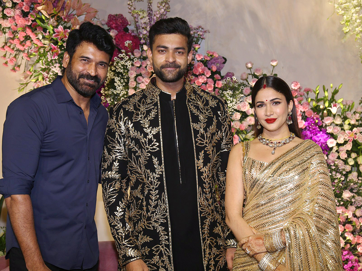 Varun Tej and Lavanya Tripathi wedding reception PHotos - Sakshi16