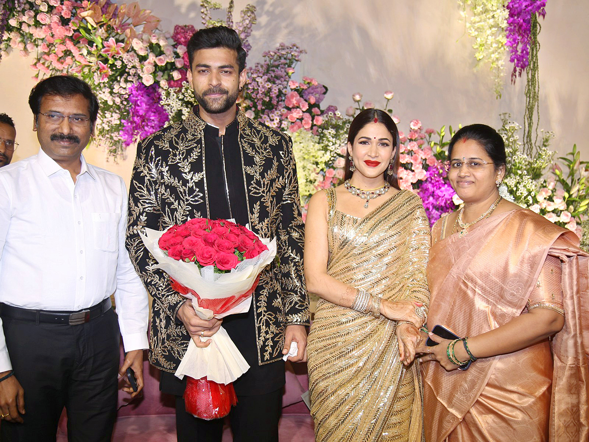 Varun Tej and Lavanya Tripathi wedding reception PHotos - Sakshi17