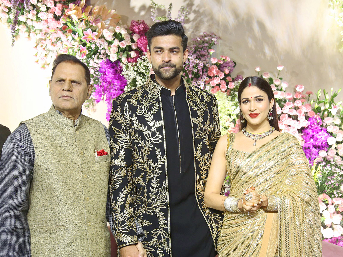 Varun Tej and Lavanya Tripathi wedding reception PHotos - Sakshi19