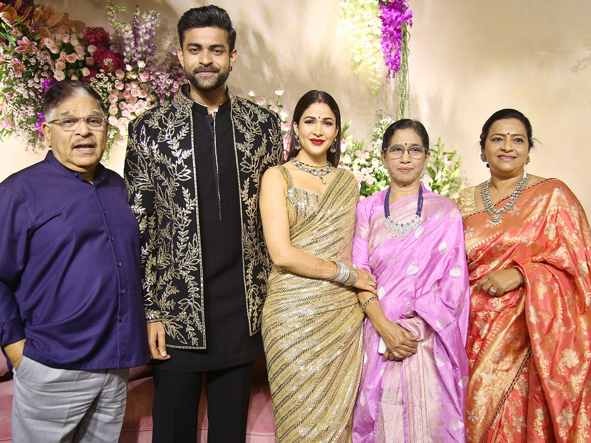 Varun Tej and Lavanya Tripathi wedding reception PHotos - Sakshi4