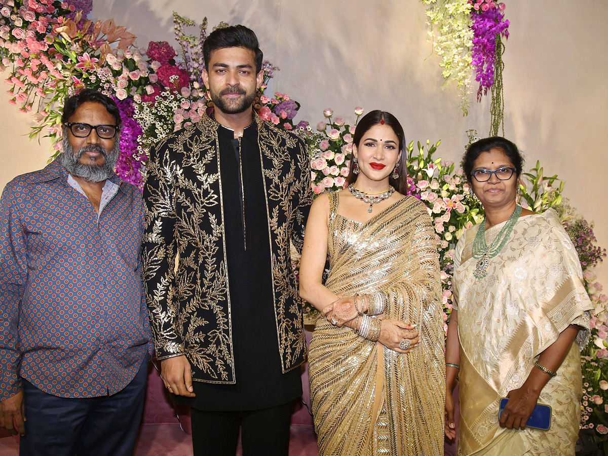 Varun Tej and Lavanya Tripathi wedding reception PHotos - Sakshi24