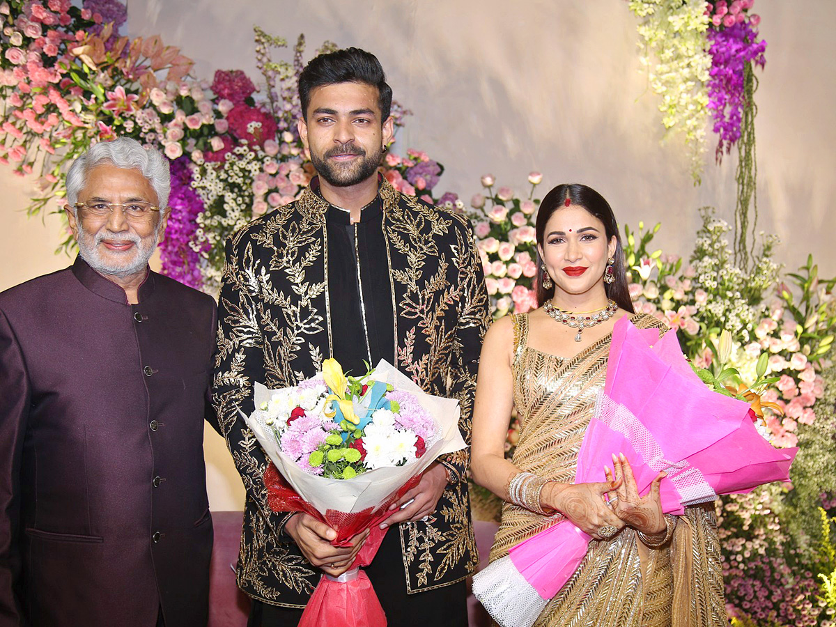 Varun Tej and Lavanya Tripathi wedding reception PHotos - Sakshi29