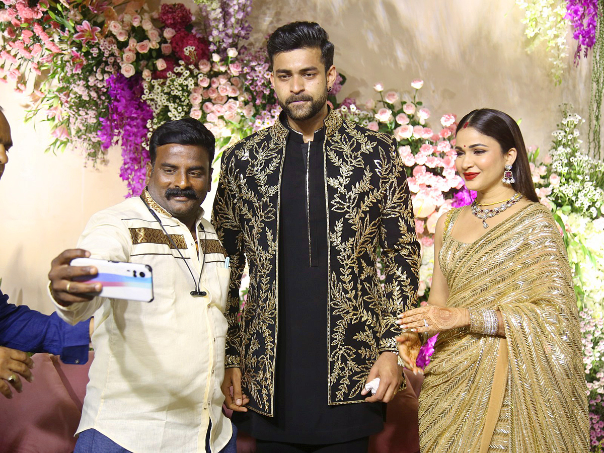 Varun Tej and Lavanya Tripathi wedding reception PHotos - Sakshi5