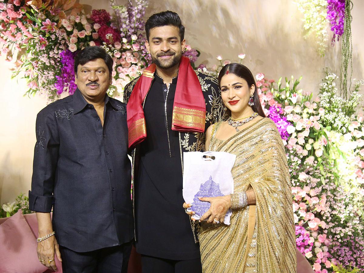 Varun Tej and Lavanya Tripathi wedding reception PHotos - Sakshi6