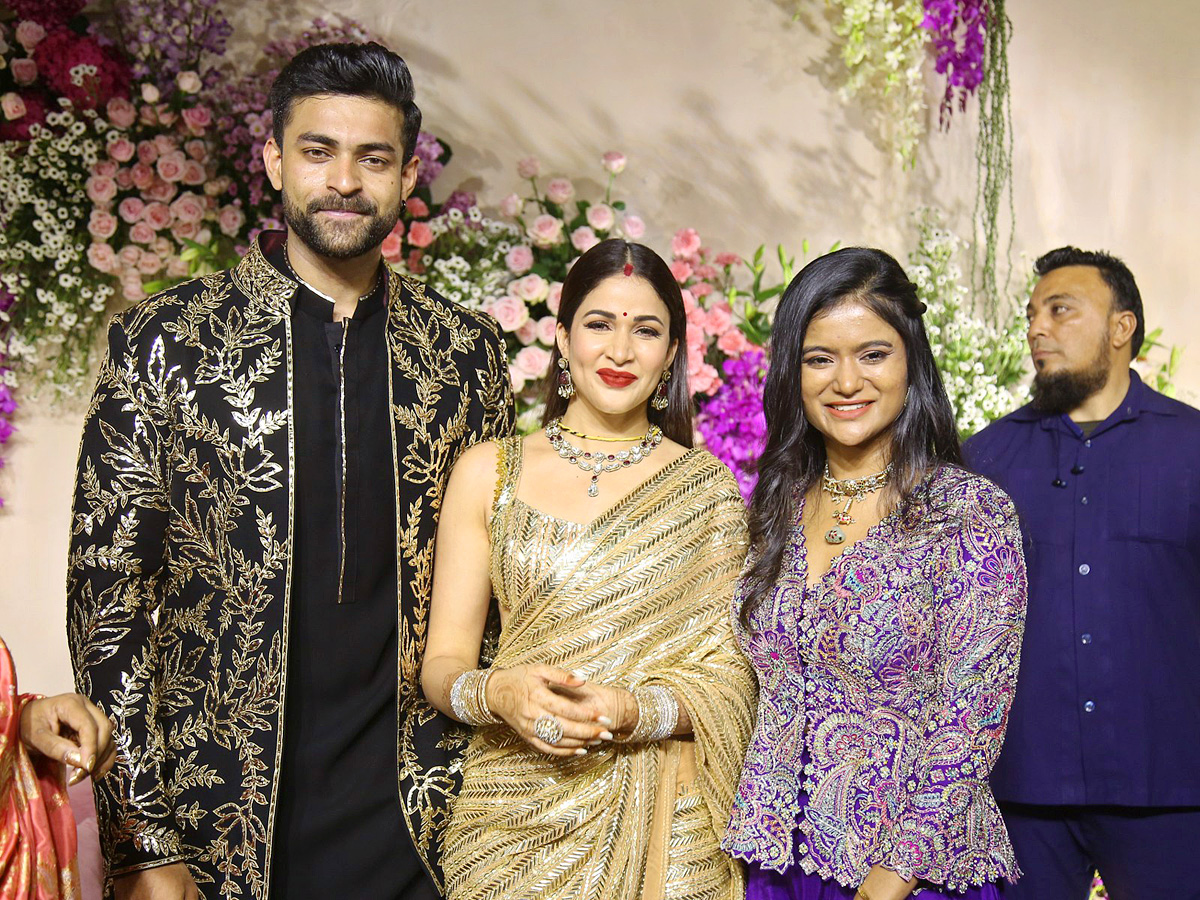 Varun Tej and Lavanya Tripathi wedding reception PHotos - Sakshi48