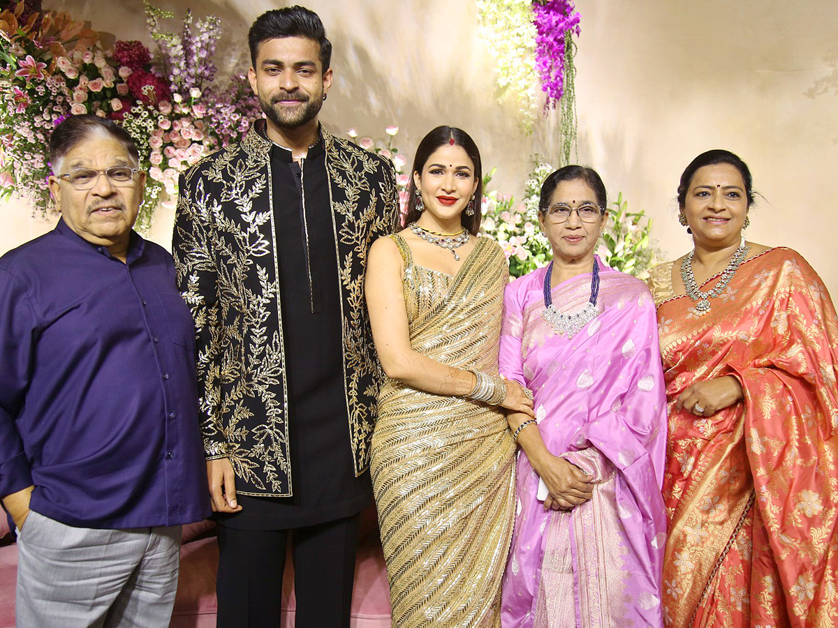 Varun Tej and Lavanya Tripathi wedding reception PHotos - Sakshi8