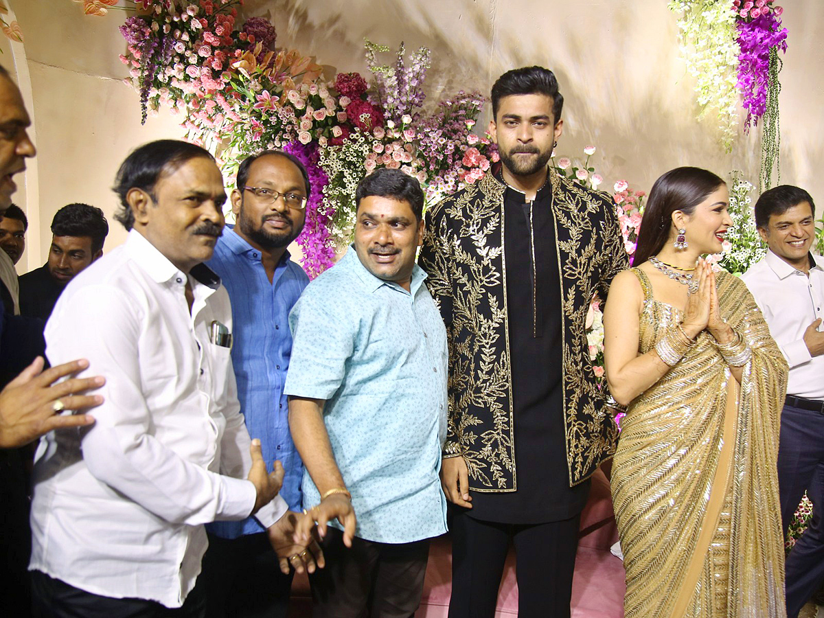 Varun Tej and Lavanya Tripathi wedding reception PHotos - Sakshi10