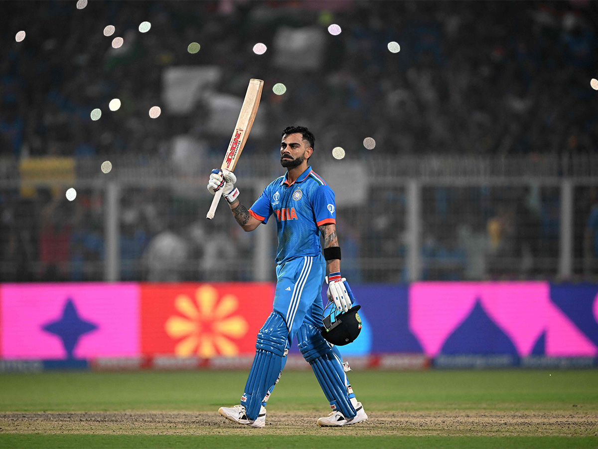 Virat Kohli Celebrates 49 ODI Century Photos - Sakshi3