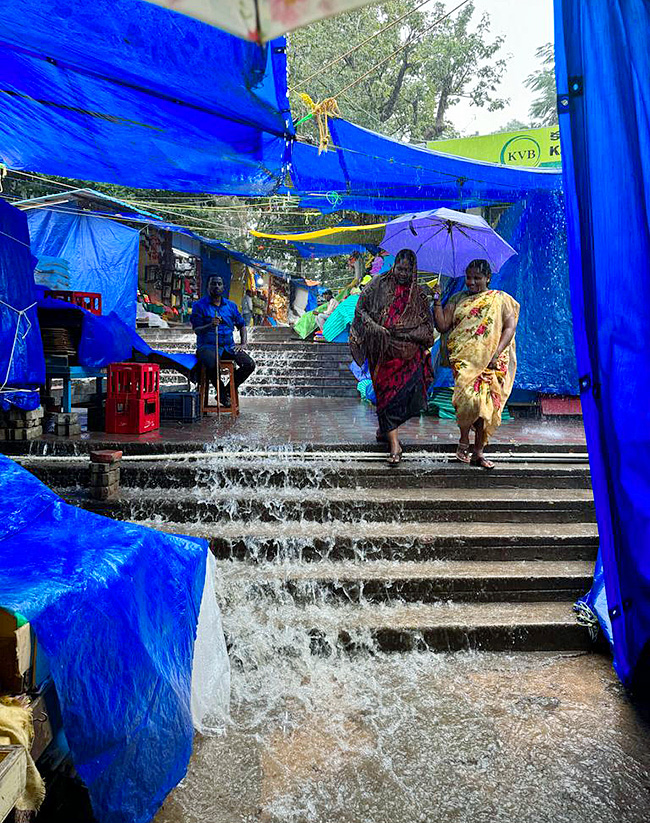 heavy rains rain in tirumala pics - Sakshi15