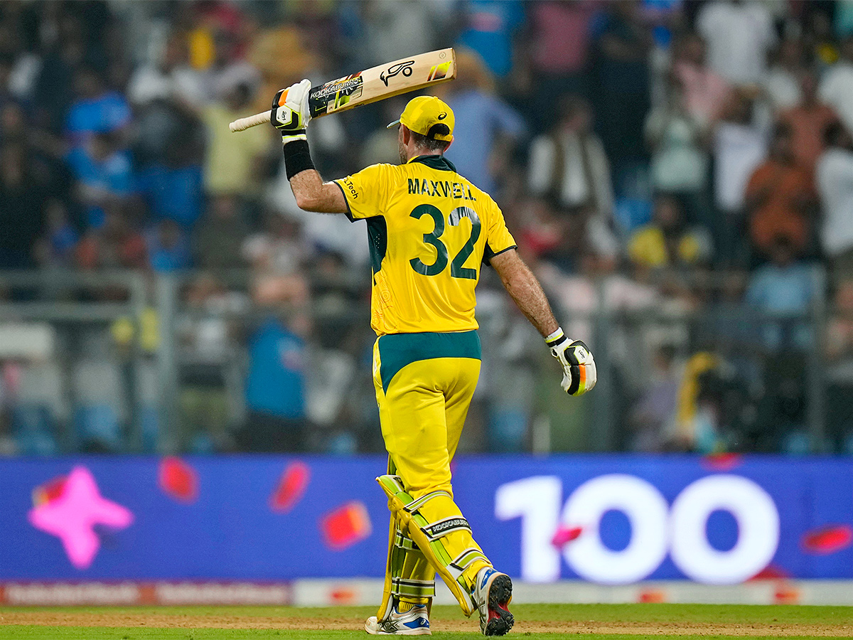 Glenn Maxwell Celebrates his double century Cricket World Cup 2023 - Sakshi11