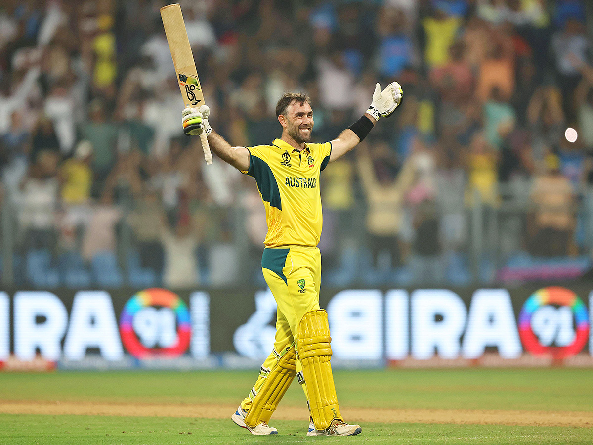 Glenn Maxwell Celebrates his double century Cricket World Cup 2023 - Sakshi13