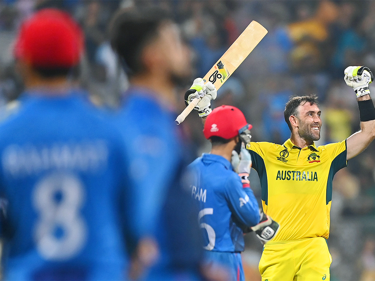 Glenn Maxwell Celebrates his double century Cricket World Cup 2023 - Sakshi14