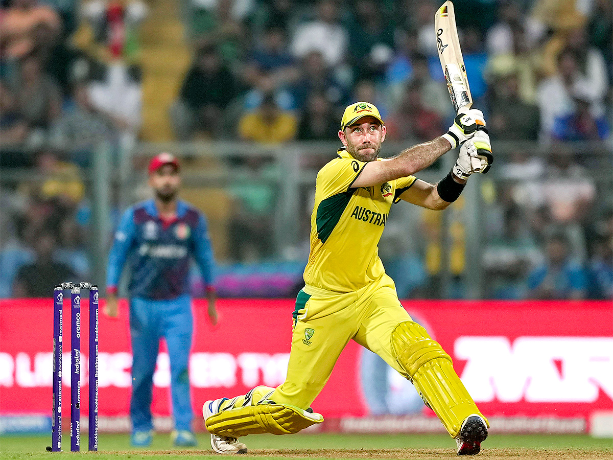 Glenn Maxwell Celebrates his double century Cricket World Cup 2023 - Sakshi2