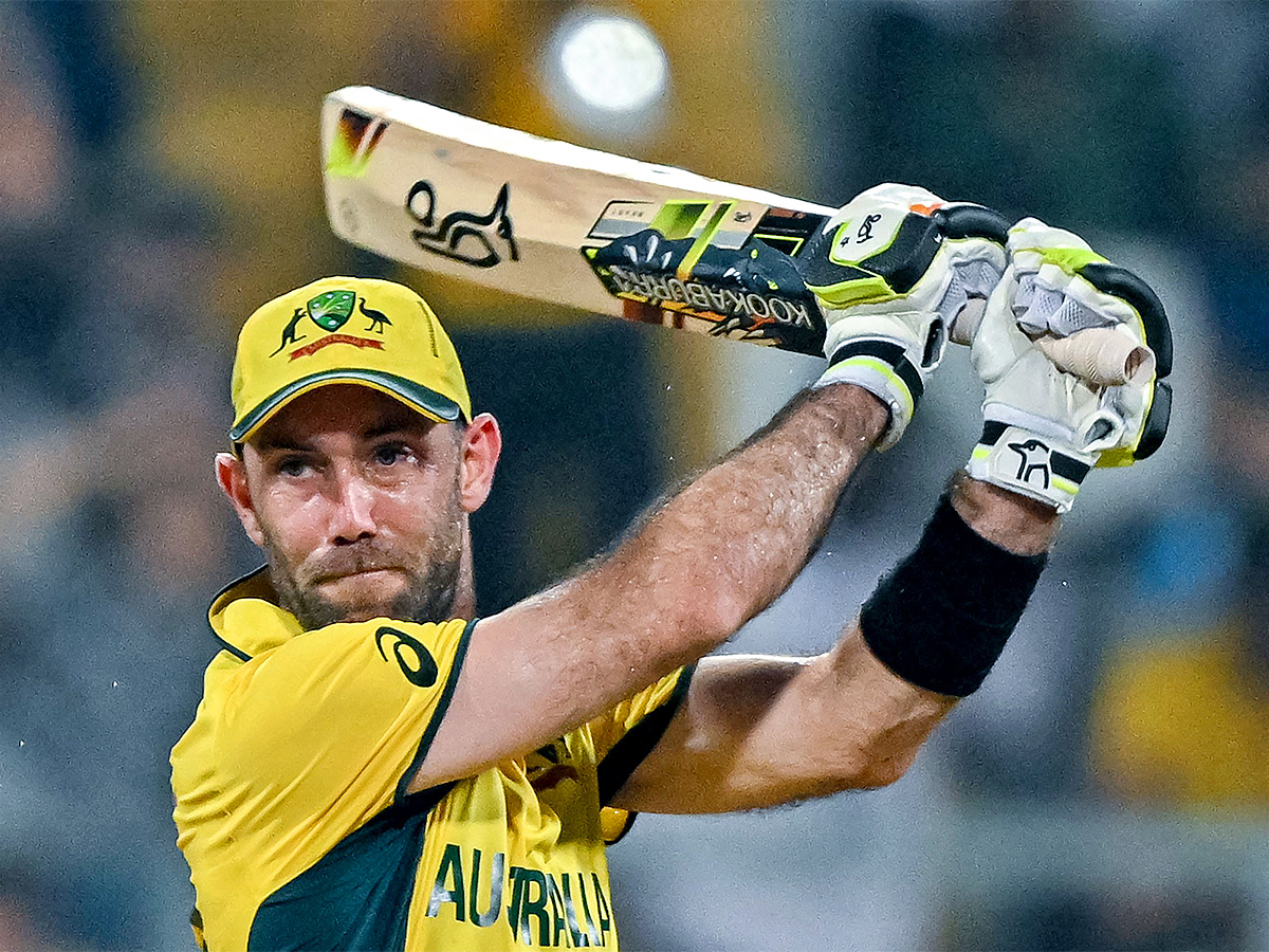 Glenn Maxwell Celebrates his double century Cricket World Cup 2023 - Sakshi20