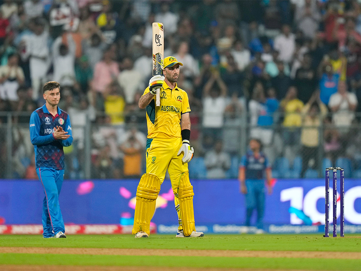 Glenn Maxwell Celebrates his double century Cricket World Cup 2023 - Sakshi3