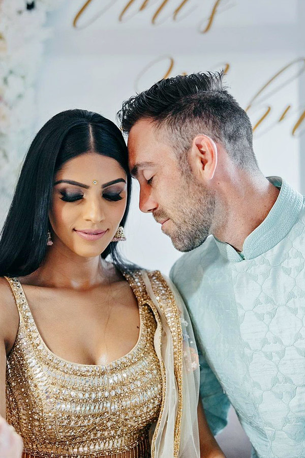 Glenn Maxwell wife celebrated his double century with a post that went viral Photos - Sakshi6