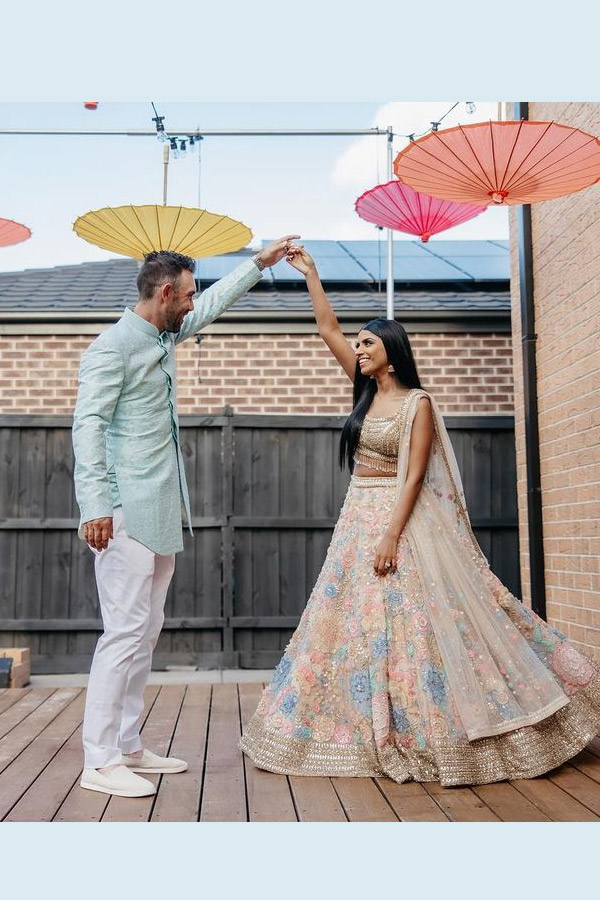 Glenn Maxwell wife celebrated his double century with a post that went viral Photos - Sakshi7