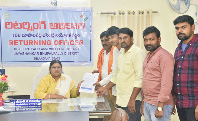 Telangana Political Leaders File Election Nomination Papers Photos - Sakshi12