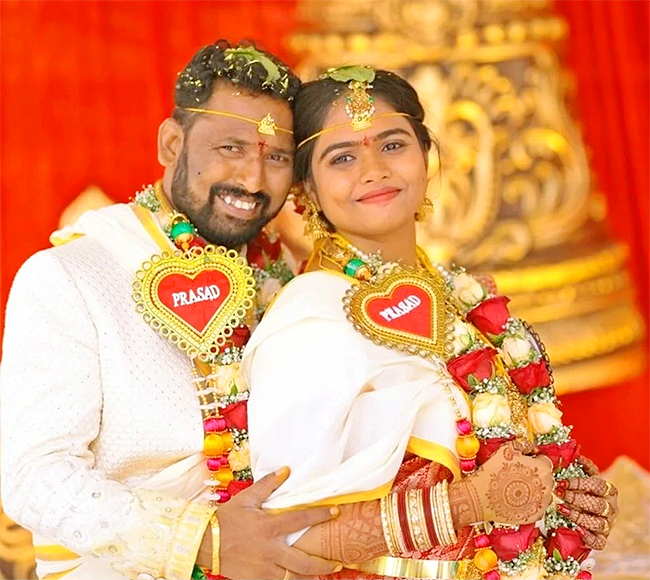 Jabardasth Comedian Kiraak RP marriage with Lakshmi Prasanna - Sakshi9