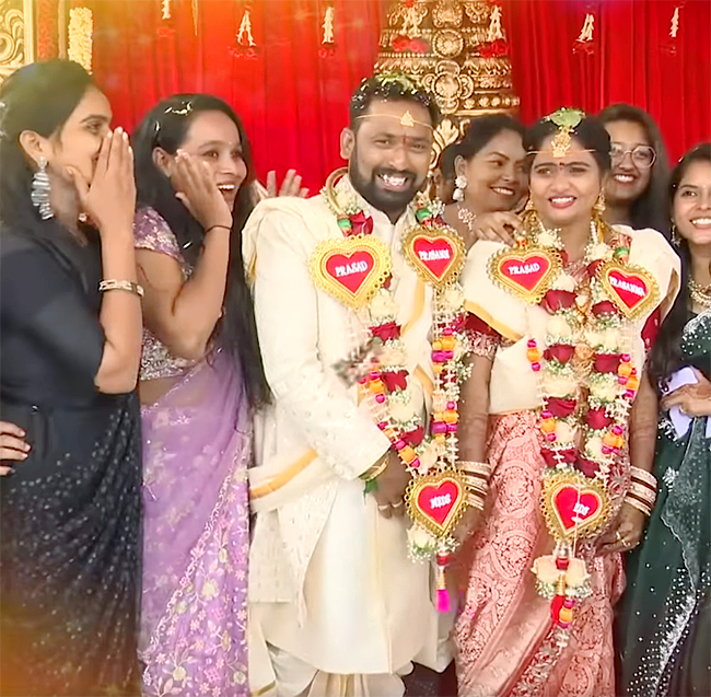 Jabardasth Comedian Kiraak RP marriage with Lakshmi Prasanna - Sakshi21